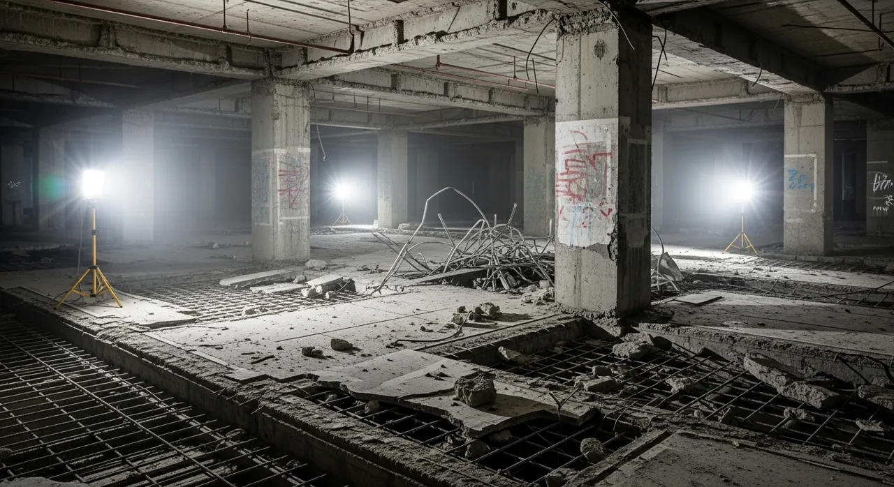 High-rise interior strip-out